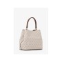 Bolso Mujer Michael Kors PRATT-VANILLA Gris 18 x 18 x 10 cm de Michael Kors, Shoppers y bolsos de hombro - Ref: S0384451, Pre...