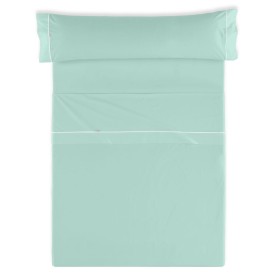 Jeu de draps Alexandra House Living Eau Vert clair Lit 2 persones de Alexandra House Living, Draps et taies d'oreiller - Réf ...