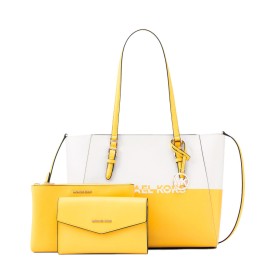 Borsa Donna Michael Kors CHARLOTE Giallo 27 x 34 x 11 cm di Michael Kors, Borse a spalla - Rif: S0384528, Prezzo: 278,54 €, S...