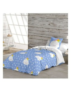 Juego de funda nórdica HappyFriday Mr Fox Tea time Multicolor Cama de 80/90 2 Piezas | Tienda24 Tienda24.eu