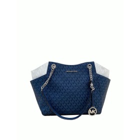 Women's Handbag Michael Kors JET SET TRAVEL-NAVY-MULTI Blue 29 x 25 x 8 cm by Michael Kors, Hobos & Shoulder Bags - Ref: S038...