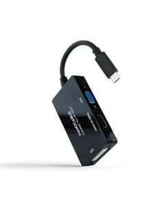 Câble USB vers Lightning Aukey CB-CD30 Noir 90 cm | Tienda24 Tienda24.eu