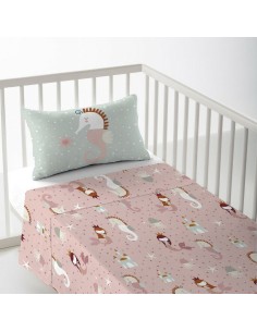 Drap housse Kids&Cotton Dayton Multicouleur 105 x 200 cm | Tienda24 Tienda24.eu