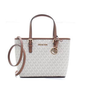 Borsa Donna Michael Kors 35T9GTVT0B-VANILLA Beige 25 x 18 x 10 cm di Michael Kors, Borse a spalla - Rif: S0385083, Prezzo: 21...