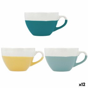 Taza Quid Viba Cerámica Bicolor (450 ml) (12 Unidades)