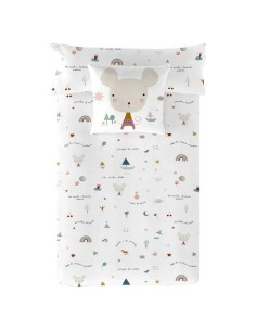 Housse de Couette Harry Potter Classic Hogwarts Multicouleur 175 Fils 180 x 220 cm Lit 1 persone | Tienda24 Tienda24.eu