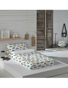 Housse de couette pour berceau Kids&Cotton Kanu 100 x 120 cm | Tienda24 Tienda24.eu