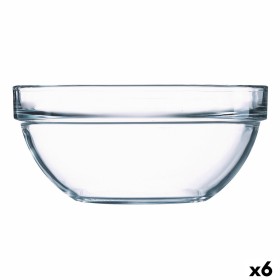 Bol Luminarc Transparente Vidrio Ø 17 cm (6 Unidades)