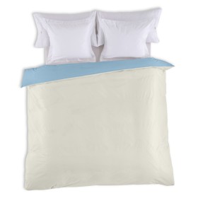 Housse de Couette Alexandra House Living Crème Celeste 240 x 220 cm Réversible Bicolore de Alexandra House Living, Couettes e...