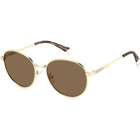 Unisex-Sonnenbrille Polaroid PLD-4135-S-X-01QF4SP Gold ø 54 mm von Polaroid, Brillen und Zubehör - Ref: S0386237, Preis: 38,8...