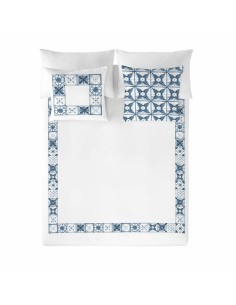 Nordic cover Kids&Cotton Huali Small Blue White 175 Threads 180 x 220 cm 180 x 240 cm | Tienda24 Tienda24.eu