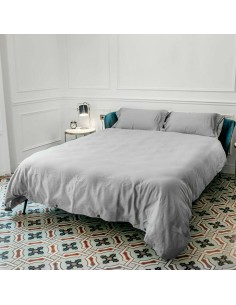 Copripiumino Naturals Tencel Grigio Singolo (150 x 220 cm) da Naturals, Piumini e copripiumini - Ref: S2806224, Precio: 46,13...