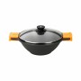 Pan BRA Braisogona_A272028 Black Black/Orange Metal Aluminium Ø 24 cm Ø 28 cm by BRA, Frying Pans - Ref: S0413858, Price: 53,...