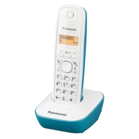 Telefono Senza Fili Panasonic Corp. KX-TG1611SPC DECT Bianco Turchese Ambra di Panasonic, Telefoni analogici - Rif: S0416240,...