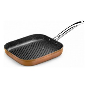 Padella griglia strisce Monix M740030 Grill 28 cm Alluminio Forgiato (4 Pezzi) (4 Unità) di Monix, Padelle grill - Rif: S0420...