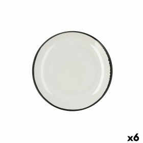 Flacher Teller Ariane Vital Filo Weiß aus Keramik Ø 27 cm (6