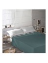 Sábana Encimera Naturals Verde 210 x 270 cm (Cama de 135/140) | Tienda24 Tienda24.eu