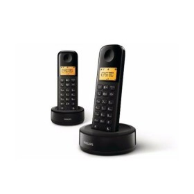 Telefono Senza Fili Philips D1602B/01 1,6" 300 mAh GAP (2 pcs) Nero di Philips, Telefoni analogici - Rif: S0424390, Prezzo: 2...