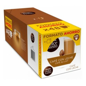 Cápsulas de café Nescafé Dolce Gusto Cafe Au Lait (48 uds) de Nescafé Dolce Gusto, Cápsulas e caixas individuais - Ref: S0424...