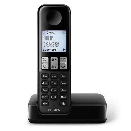 Kabelloses Telefon Philips D2501B/34 DECT Schwarz von Philips, Analoge Telefone - Ref: S0425080, Preis: 29,39 €, Rabatt: %