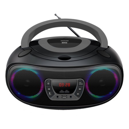 Radio CD Bluetooth MP3 Denver Electronics TCL-212BT GREY 4W Gris Negro/Gris de Denver Electronics, Radios - Ref: S0425252, Pr...