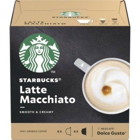 Coffee Capsules Starbucks Latte Macchiato by Starbucks, Single-Serve Capsules & Pods - Ref: S0426624, Price: 6,77 €, Discount: %