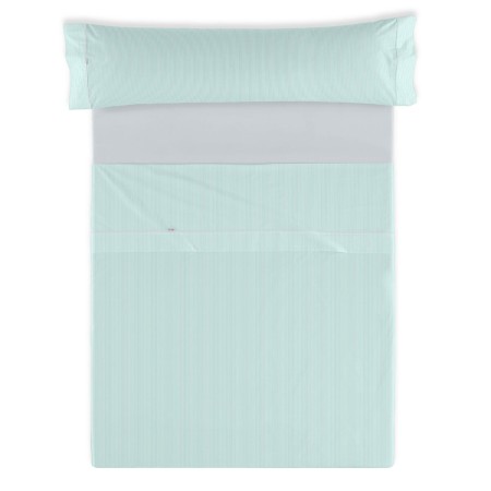 Jeu de draps Alexandra House Living Greta Eau Aigue marine Lit 1 persone de Alexandra House Living, Draps et taies d'oreiller...