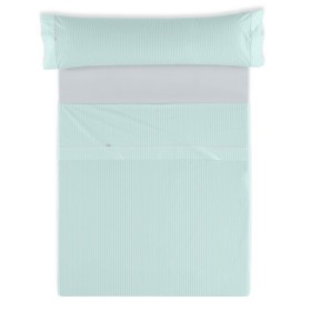 Jeu de draps Alexandra House Living Greta Eau Aigue marine Gran lit 2 persones de Alexandra House Living, Draps et taies d'or...