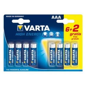 Battery Varta LR6 AAA 1,5V High Energy (8 pcs) by Varta, Disposable Batteries - Ref: S0427560, Price: 4,34 €, Discount: %