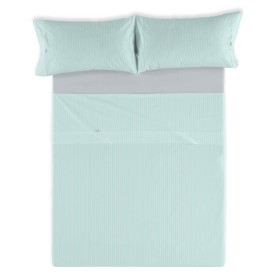 Jeu de draps Alexandra House Living Greta Eau Lit king size de Alexandra House Living, Draps et taies d'oreiller - Réf : D160...