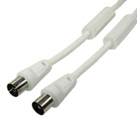 Cable de Antena DCU 303030 Blanco (3 m) de DCU Tecnologic, Cables HDMI - Ref: S0428897, Precio: 3,52 €, Descuento: %