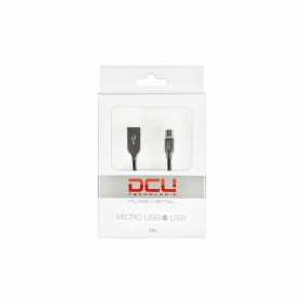 Câble USB vers micro USB DCU 30401295 Gris 1 m de DCU Tecnologic, Câbles et connectique - Réf : S0428908, Prix : 7,08 €, Remi...