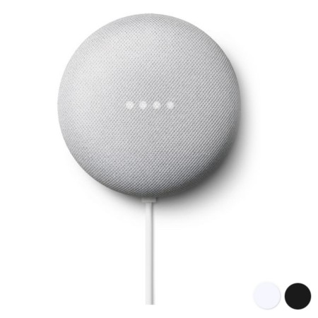 Altavoz Inteligente com Google Assistant Nest Mini de Google, Auriculares portáteis e altifalantes com porta dock - Ref: S042...