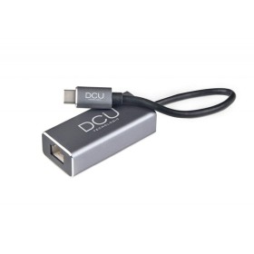 Adaptador USB C a Red RJ45 DCU 391167 Gris de DCU Tecnologic, Cables USB - Ref: S0429312, Precio: 23,14 €, Descuento: %