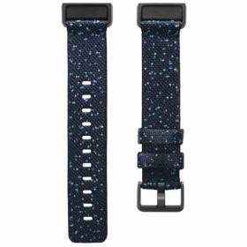 Correia Fitbit CHARGE 4 FB168WBNVBKL 18 - 22 cm Tecido Azul de Fitbit, Telefones analógicos - Ref: S0429501, Preço: 8,55 €, D...