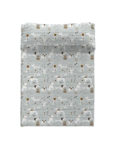 Colcha Hosteline ESPIGA Gris Perla Cama de 150 (1 Pieza) | Tienda24 Tienda24.eu