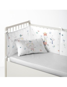 Cot protector HappyFriday Basic Kids Vichy Beige 60 x 40 cm | Tienda24 Tienda24.eu