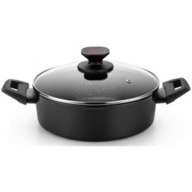 Casserole Monix TITAN ROCK Ø 20 cm Black Toughened aluminium by Monix, Casserole pans - Ref: S0433251, Price: 19,21 €, Discou...