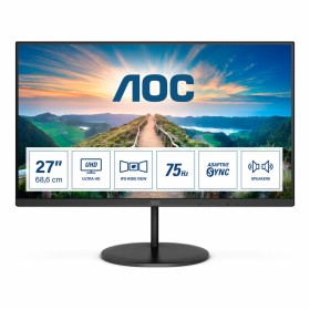 Écran AOC U27V4EA 27" 4K Ultra HD LED LED IPS Flicker free de AOC, Ecrans PC - Réf : S0433940, Prix : 287,74 €, Remise : %