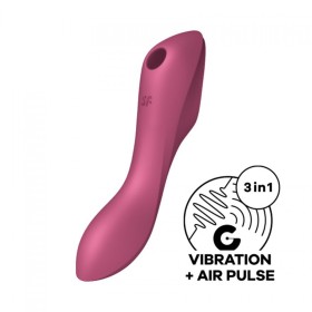 Vibrador Doble Estimulación Satisfyer CURVY TRINITY 3 de Satisfyer, Vibradores dobles - Ref: S0437887, Precio: 32,15 €, Descu...