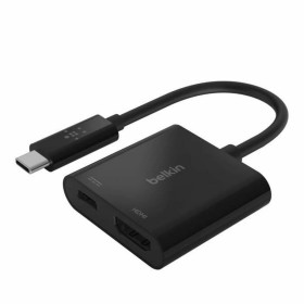 Adattatore USB C con HDMI Belkin AVC002btBK di Belkin, Adattatori USB - Rif: S0437940, Prezzo: 25,99 €, Sconto: %