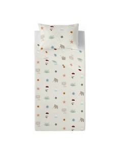 Oberlaken Happy Home LISOS COTTON Erde Double size | Tienda24 Tienda24.eu