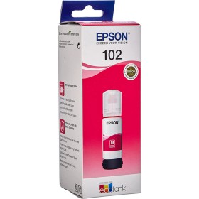 Cartouche d'encre originale Epson 102 Magenta de Epson, Toners et encre pour imprimante - Réf : S0439061, Prix : 8,88 €, Remi...