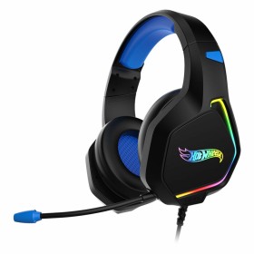 Auricolari con Microfono Krom HotWheels Nero Azzurro Multicolore Nero/Blu di Krom, Cuffie per PC - Rif: S0439203, Prezzo: 28,...