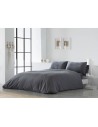 Housse de Couette Naturals ELBA Gris foncé Gran lit 2 persones (240 x 220 cm) | Tienda24 Tienda24.eu