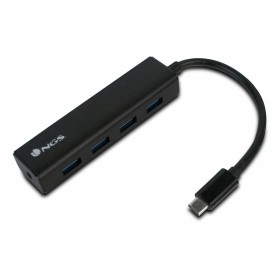 4-Port USB Hub NGS NGS-HUB-0054 Black 5 Gbps by NGS, USB hubs - Ref: S0440209, Price: 15,63 €, Discount: %