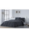 Housse de Couette Naturals ELBA Gris foncé Gran lit 2 persones (240 x 220 cm) | Tienda24 Tienda24.eu