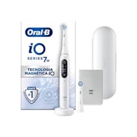 Elektrische Zahnbürste Oral-B IO 7W Weiß von Oral-B, Elektrische Zahnbürsten und Zubehör - Ref: S0441284, Preis: 192,01 €, Ra...