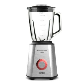 Cup Blender Solac BV5728 Red Transparent Silver 1500 W 1,5 L by Solac, Cup and hand blenders - Ref: S0441788, Price: 50,81 €,...