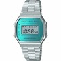 Relógio masculino Casio A168WEM-2EF Prateado de Casio, Relógios com braselete - Ref: S0442971, Preço: 37,24 €, Desconto: %